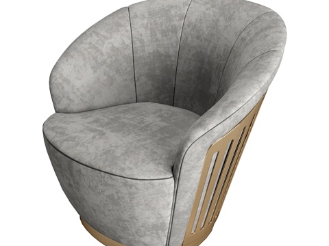  乔治奥系列旋转休闲椅3d模型 