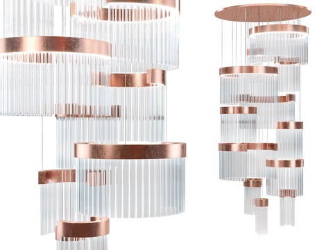  Marchetti冰雕灯3d模型 