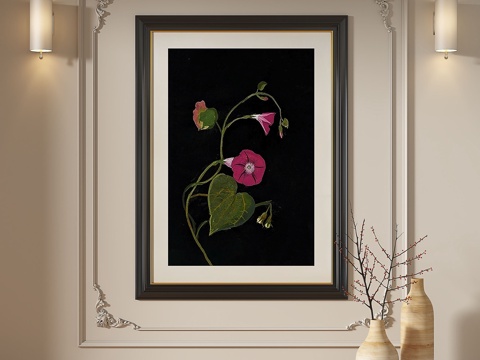 法式，复古，中古，轻奢，油画，装饰画3d模型