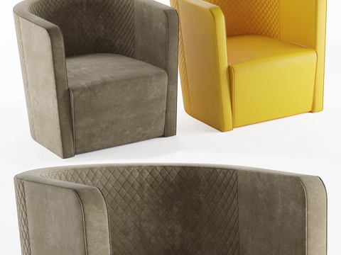  Malerba扶手椅红毯系列(RC 508)3d模型 