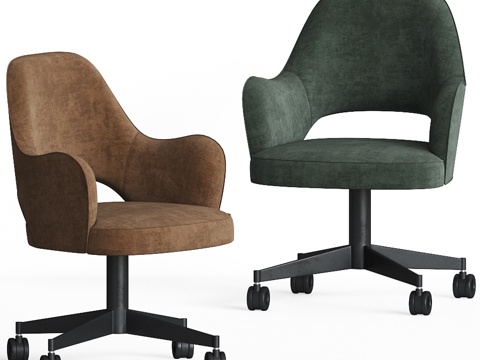 Colette办公椅Baxter扶手椅3d模型