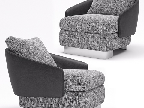  Minotti Lawson 大型扶手椅3d模型 