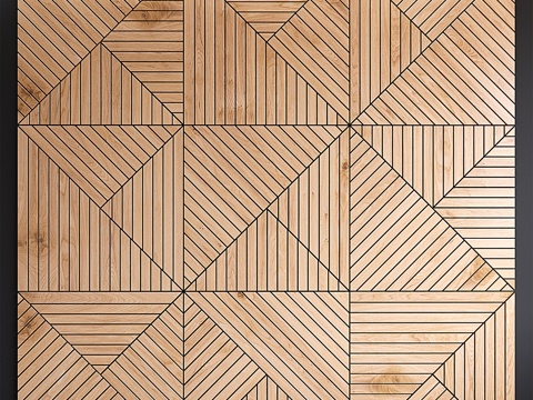  装饰墙板023d模型 