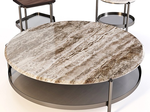  乔尔杰蒂咖啡桌 - 天际线套装 033d模型 