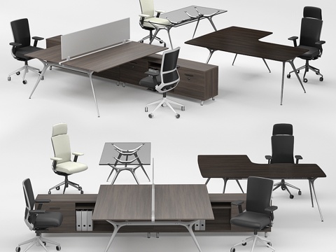  ACTIU TNK500座椅 ARKITEK桌3d模型 
