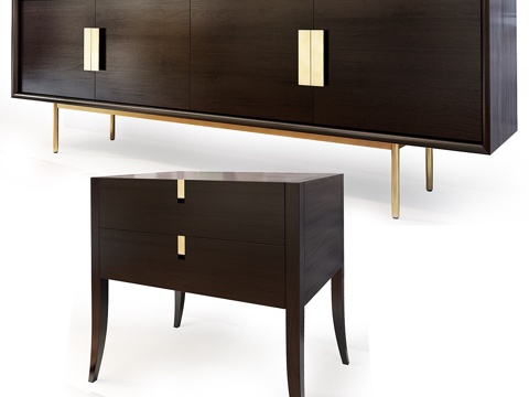  塞尔瓦·肯顿系列抽屉柜与橱柜3d模型 