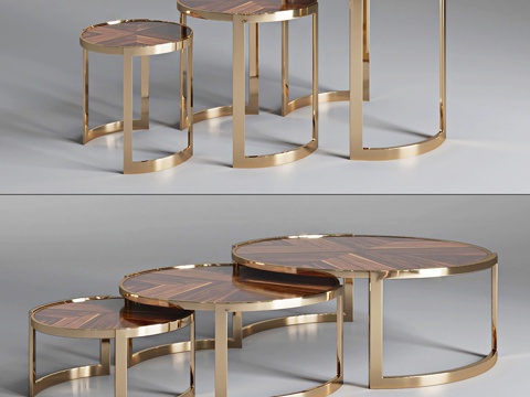 ANYA Fendi Casa咖啡桌3d模型