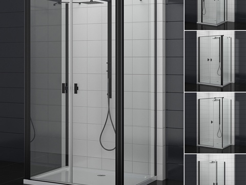  Radaway花洒系列 NES 2款3d模型3d模型 