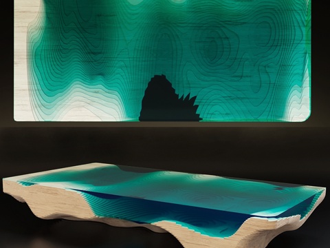  达菲伦敦系列餐桌3d模型 