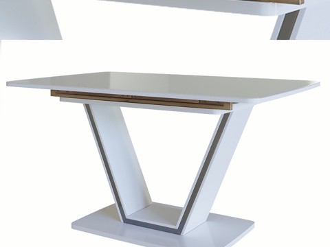  维多利亚折叠桌3d模型 