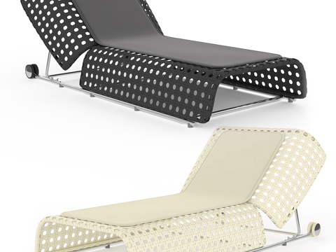  B&amp;B Canasta 躺椅3d模型 