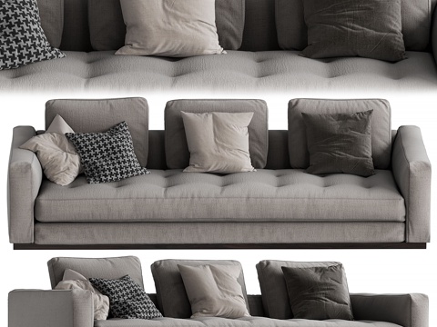  Minotti Andersen系列被褥3d模型 