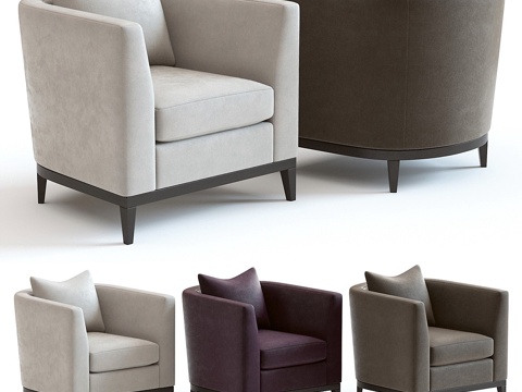  沙发与椅子林内尔扶手椅3d模型 