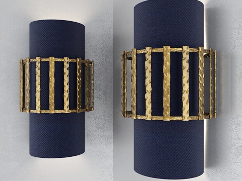  贝拉菲古拉鸟笼壁灯3d模型 