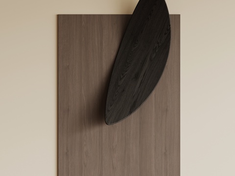 现代意式墙饰su模型