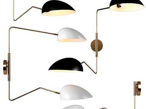  Jane套装壁灯3d模型 