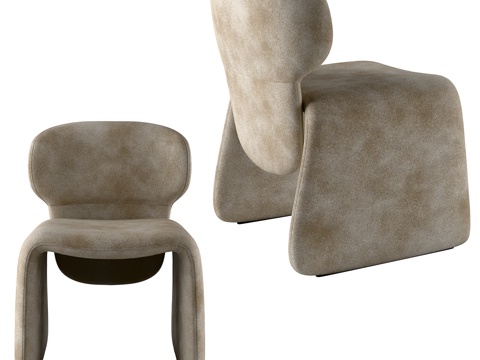  现代简约单人沙发 单人沙发 简约沙发 休闲沙发 客厅沙发3d模型 