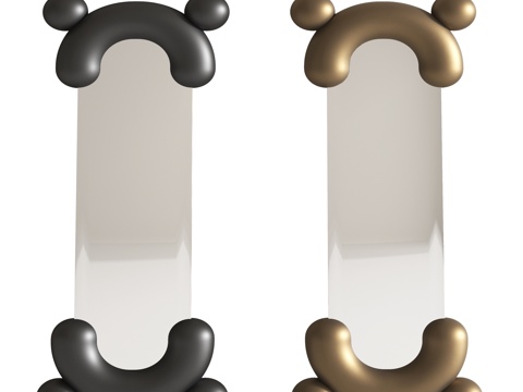 现代装饰镜 全身镜su模型