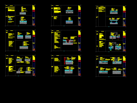 100个常用节点cad施工图