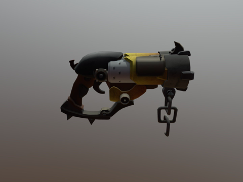  路霸枪移动特制版3d模型 