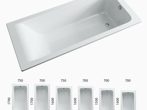  Roca Easy浴缸3d模型 