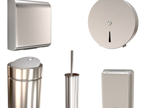  浴室配件3d模型 