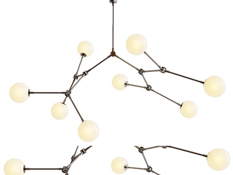  101哥本哈根水滴灯泡3d模型 