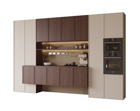  现代酒柜 餐边柜3d模型 