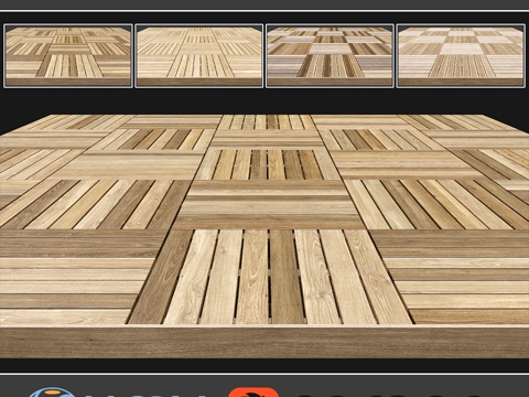  螺钉支撑铺装，113d模型 
