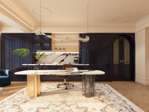  法式 现代3d模型 