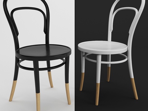  维也纳椅_093d模型 