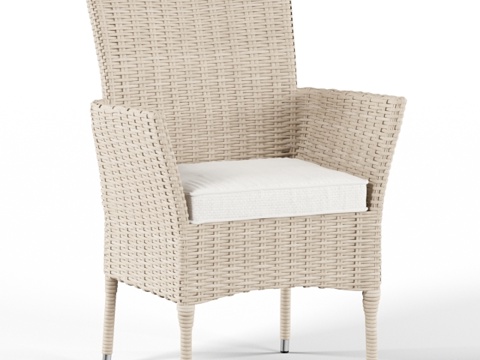  Outlet-Mobly 藤编休闲椅3d模型 