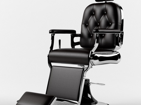  理发店座椅3d模型 