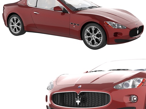  玛莎拉蒂GranTurismo3d模型 