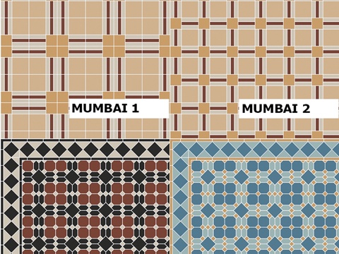  Topcer 维多利亚风格瓷砖套装 223d模型 