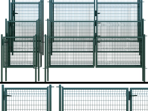  摆动门，小门3d模型 