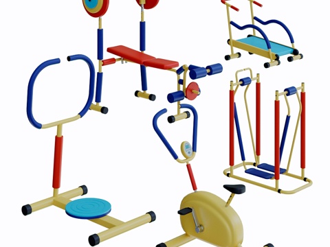  4-6岁儿童训练器3d模型 