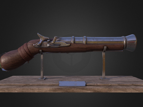  随机枪械3d模型3d模型 