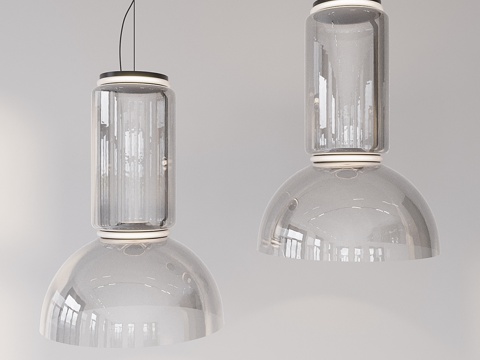  FLOS夜行者锥形与碗形灯3d模型 