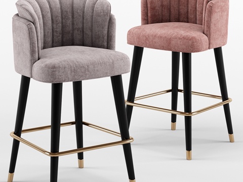  Anita吧椅 - Ottiu3d模型 