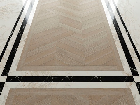  卢西亚诺·宗塔拼花地板3d模型 