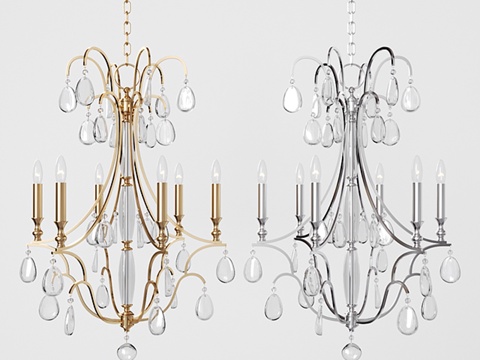  Crawford 吊灯3d模型 