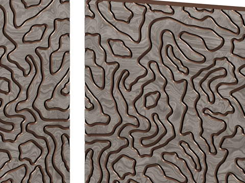  现代简约背景墙 装饰背景墙 床头背景墙3d模型 