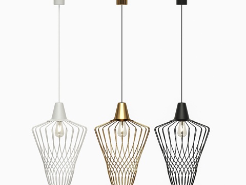  诺沃德沃斯基悬浮灯波浪L系列3d模型 