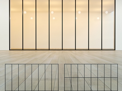  玻璃隔断 183d模型 