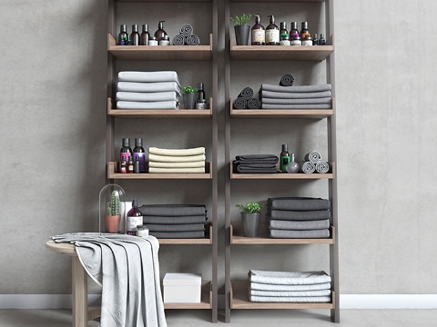  浴室装饰3d模型 