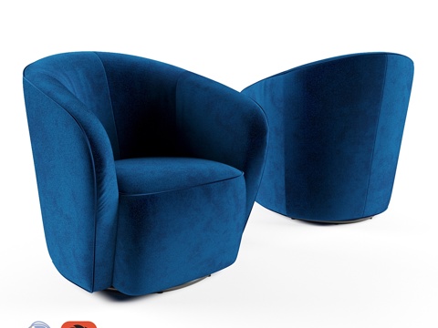  深屋梅杰夫扶手椅3d模型 