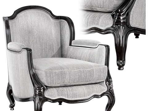  艾克霍兹希拉里扶手椅3d模型 