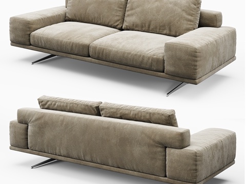  Calia Italia Planet 三人座沙发3d模型 