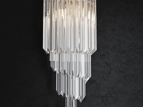  贝拉菲古拉瀑布壁灯 WL4103d模型 